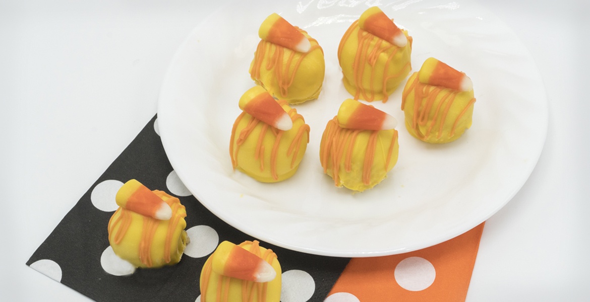 Candy Corn Cookie Truffles Desktop