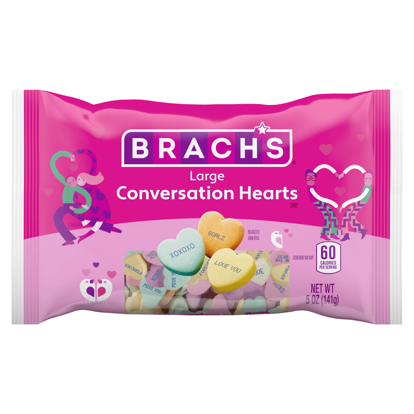 Large Conversation Hearts 5oz